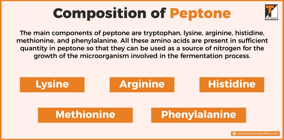 Composition of Peptone
