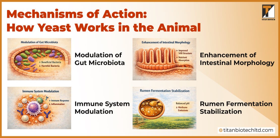 Mechanisms of Action: How Yeast Works in the Animal