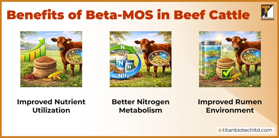 Benefits of Beta-MOS in Beef Cattle