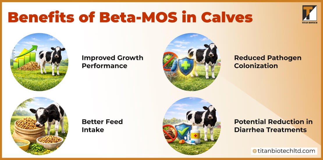 Benefits of Beta-MOS in Calves
