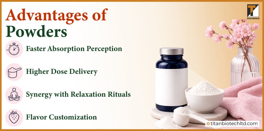 Advantages of Powders